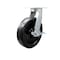 Service Caster 10'' Extra Heavy Duty Phenolic Wheel Swivel Caster with Brake CRAN-SCC-KP92S1030-PHR-SLB - alternate 1